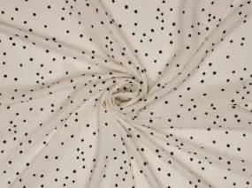 Tiny Stars print -  Woolpeach fabric by the yard - soft flowy fabric