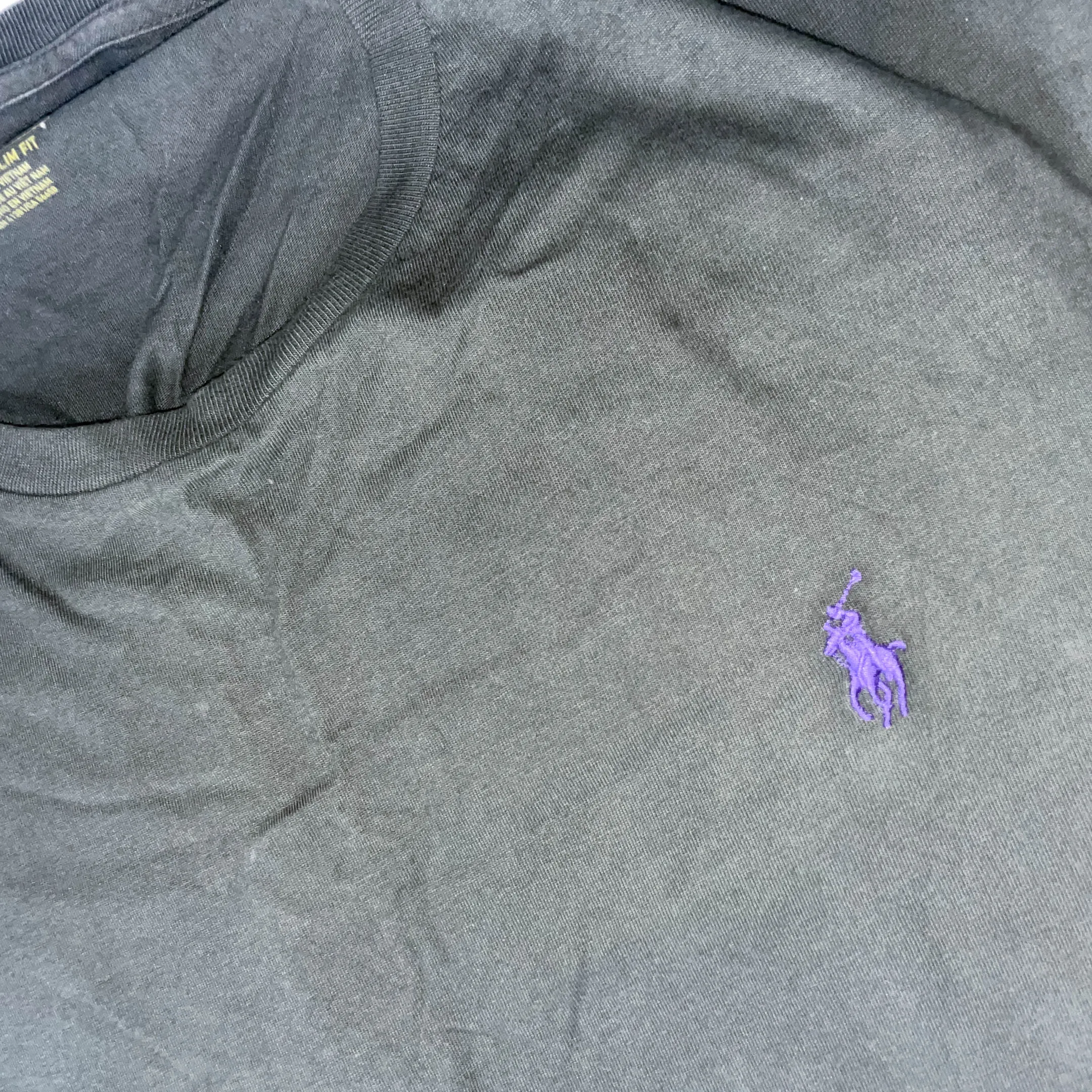 Vintage Polo Ralph Lauren Khaki Green Custom slim fit XL tees