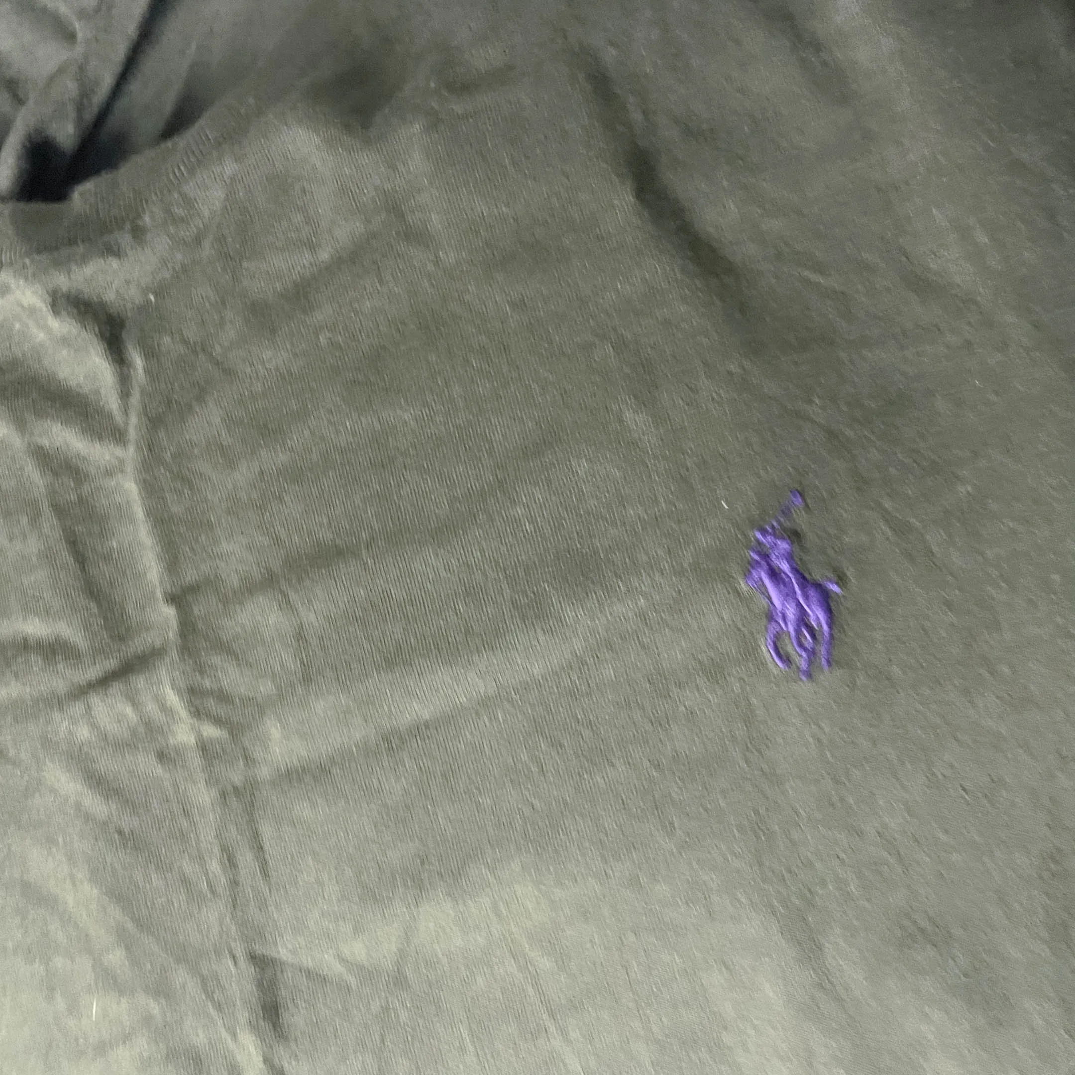 Vintage Polo Ralph Lauren Khaki Green Custom slim fit XL tees